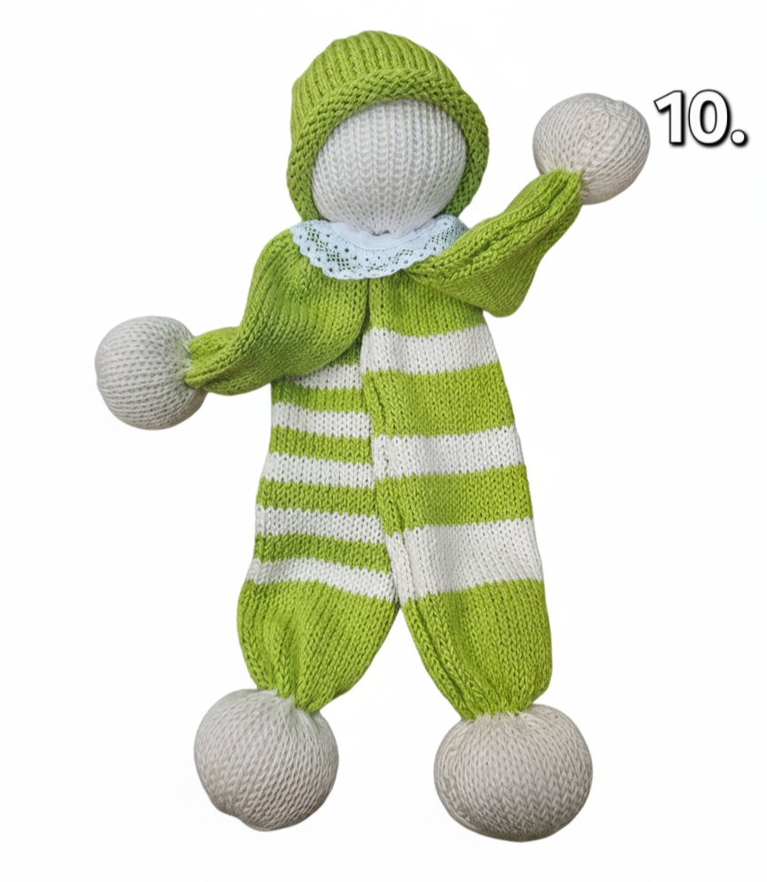 Le doudou pour bébé, artisanale tricoté main
