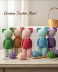 Le doudou chat tricoté main