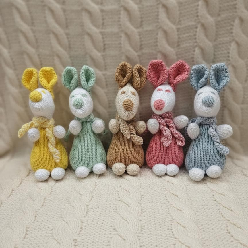 Petite souris doudou pastel